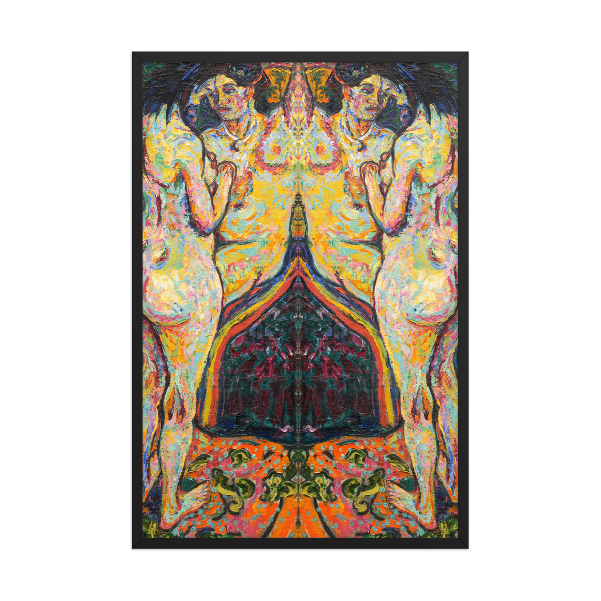 Ernst Ludwig Kirchner, Two Nudes, 1907, Framed