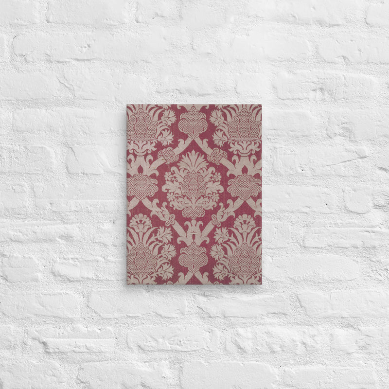 Italy, Panel Pattern (Red), C.15, Canvas