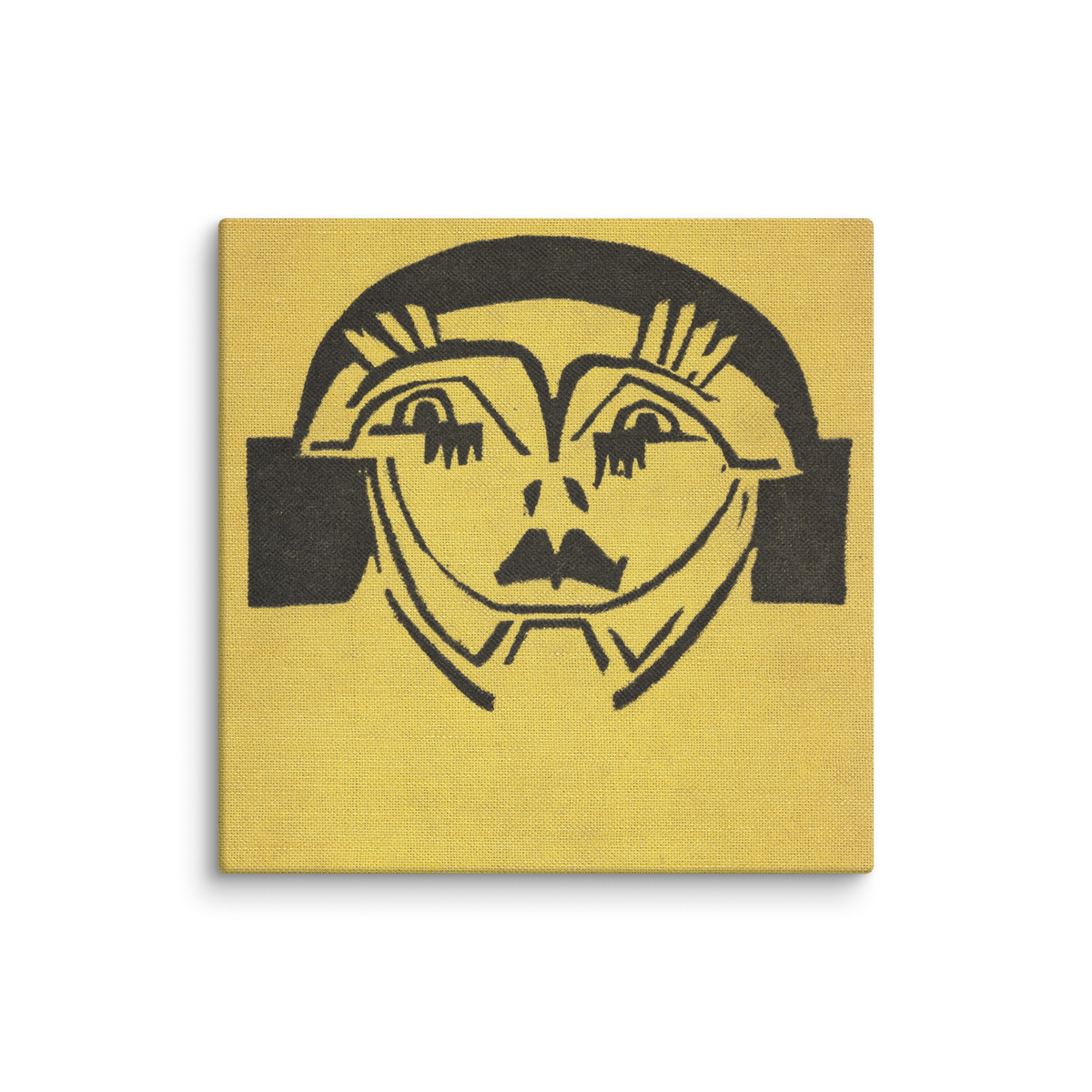 Ernst Ludwig Kirchner, Back cover from Kirchner Zeichnungen, 1925, Canvas