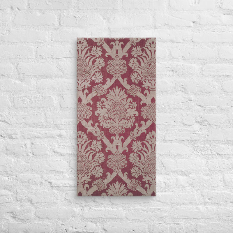 Italy, Panel Pattern (Red), C.15, Canvas
