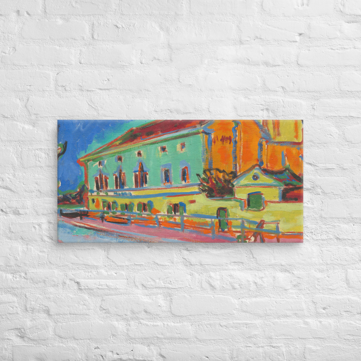 Dance Hall Bellevue, 1989, Canvas