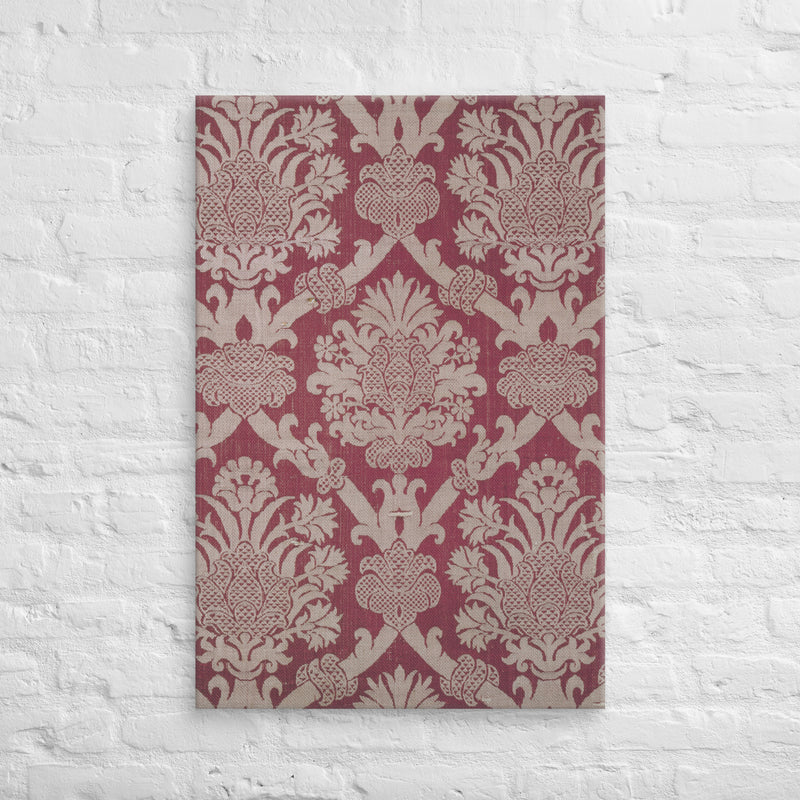 Italy, Panel Pattern (Red), C.15, Canvas