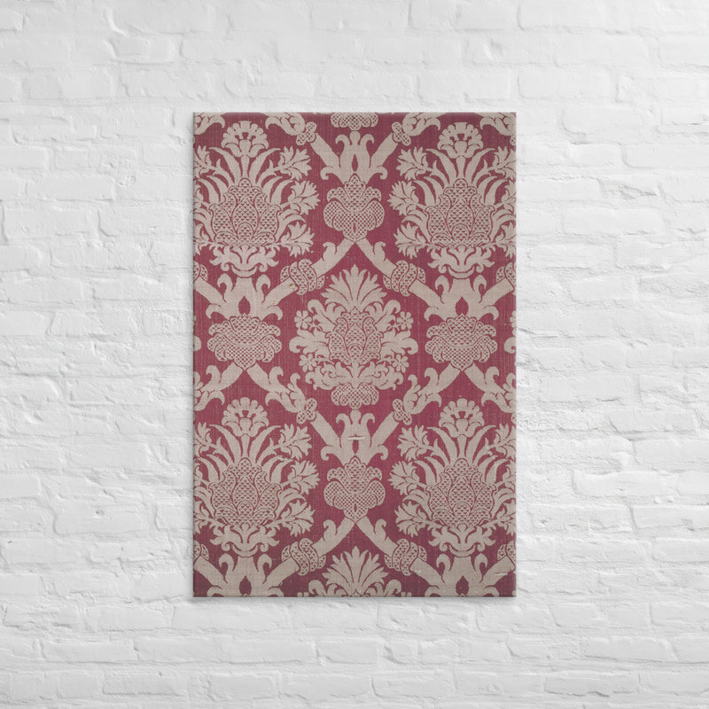 Italy, Panel Pattern (Red), C.15, Canvas