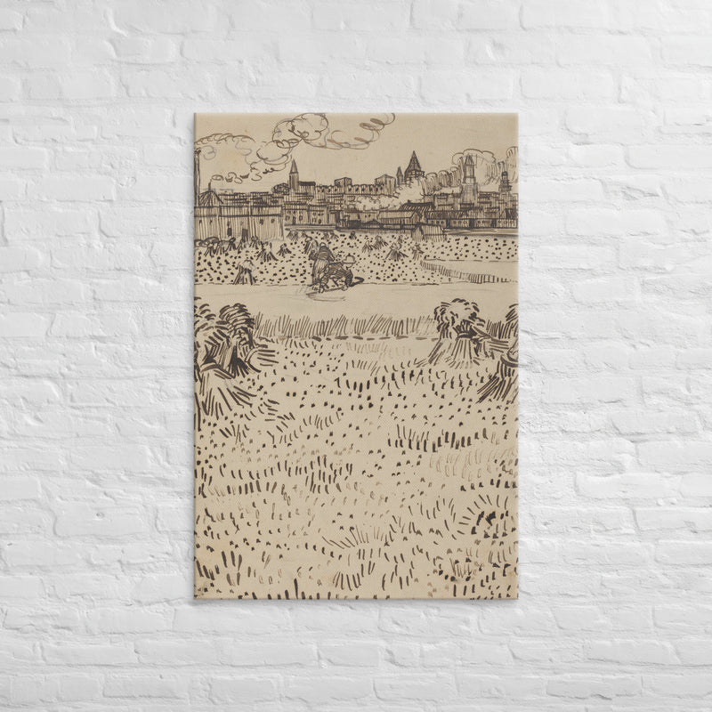 Van Gogh, The Harvest, 1985, Canvas