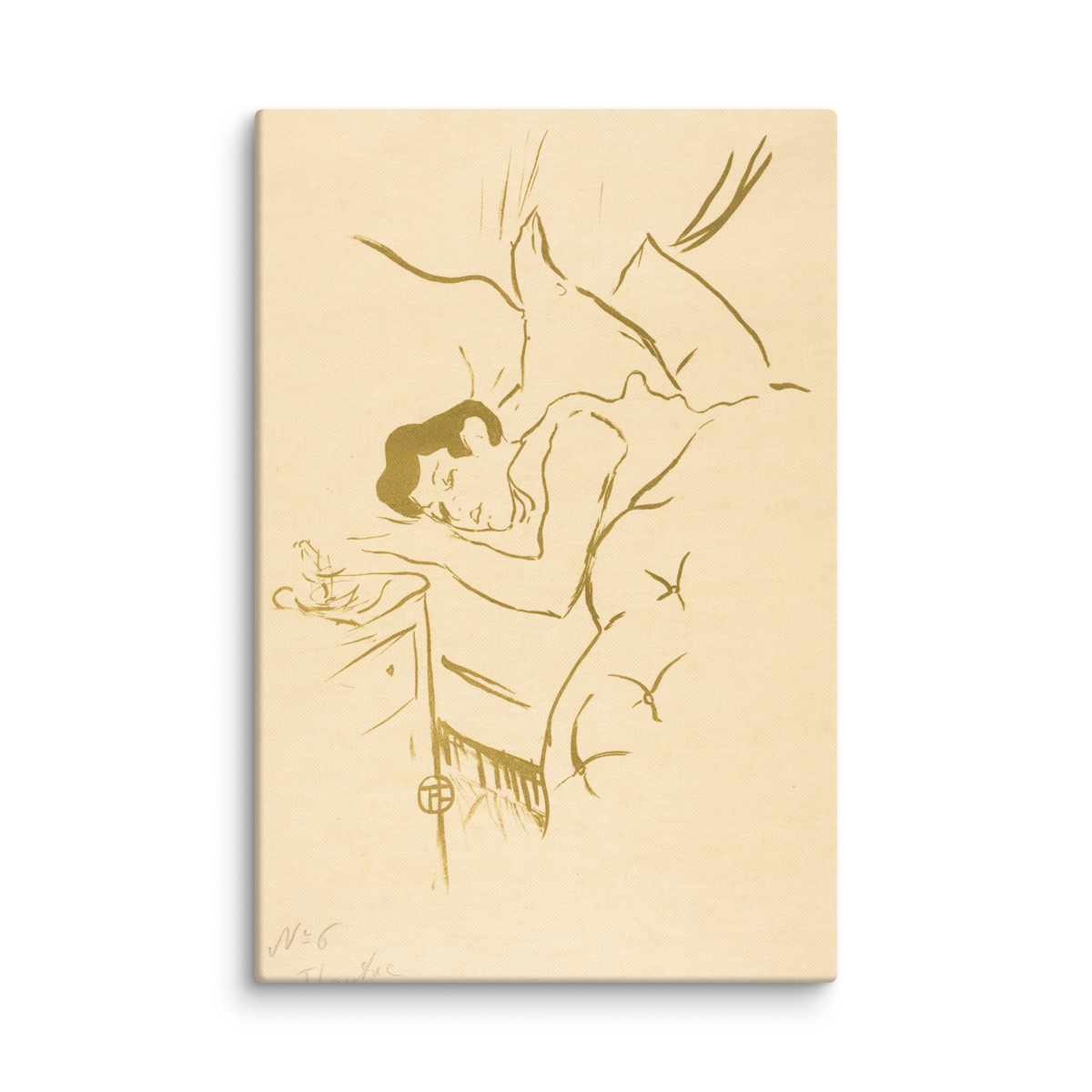 Henri de Toulouse Lautrec, Ta Bouche 1893, Canvas