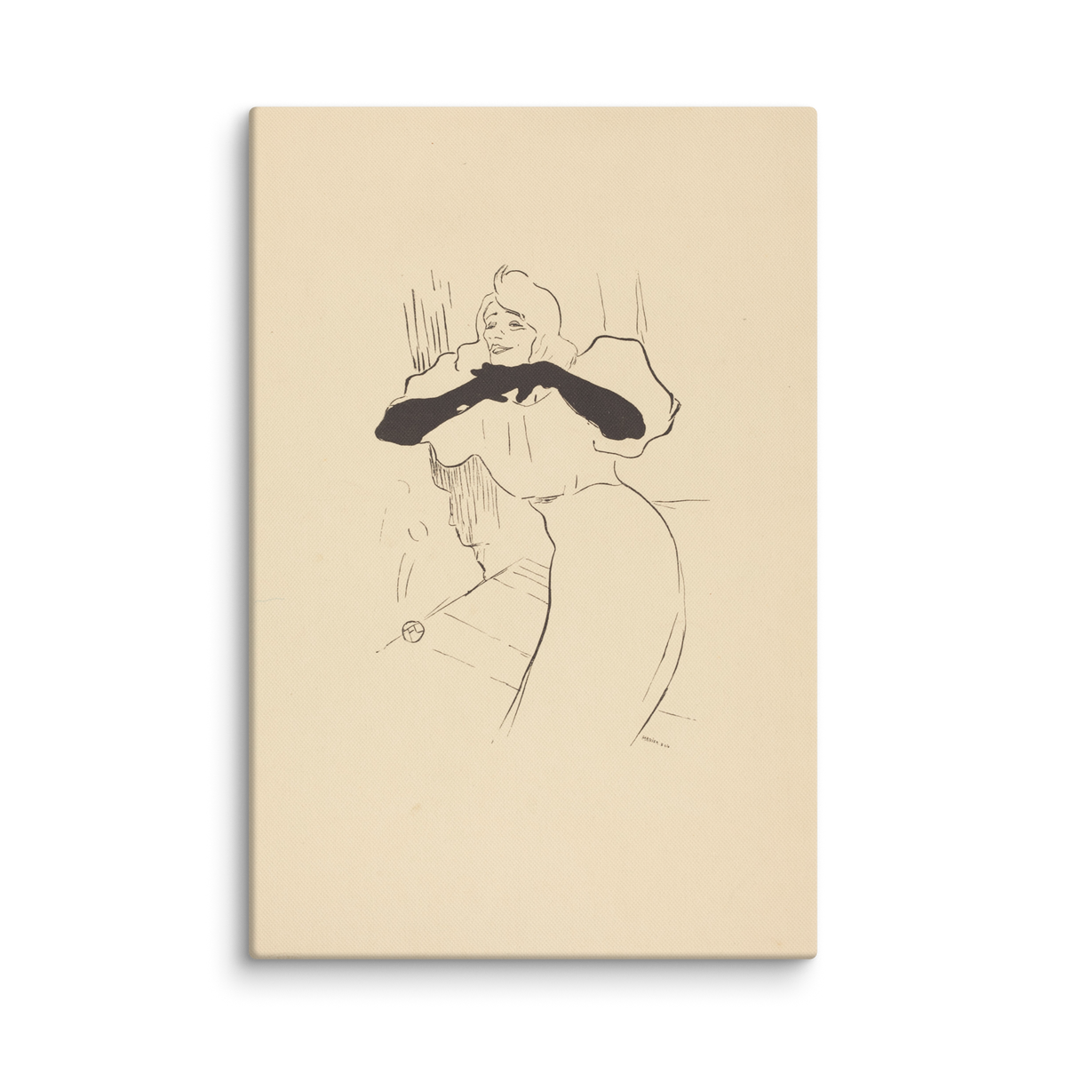 Yvette Guilbert, Linger a Little Longer, 1952, Canvas