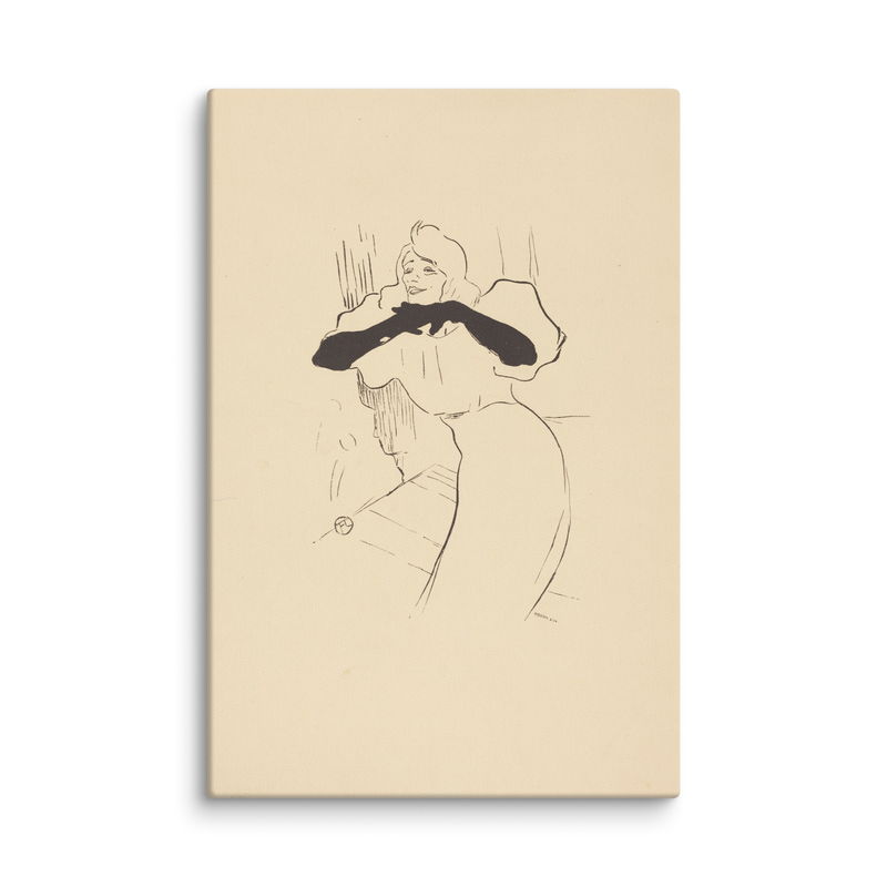Yvette Guilbert, Linger a Little Longer, 1952, Canvas