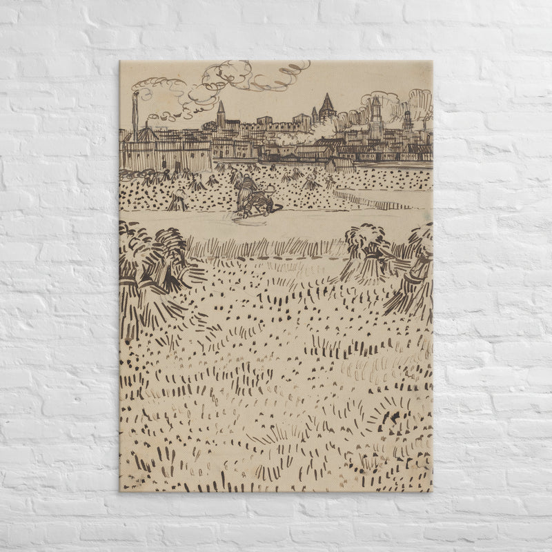 Van Gogh, The Harvest, 1985, Canvas