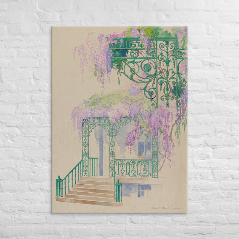 Gilbert Sackermanm, Cast Iron Porch Railing, 1936, Canvas