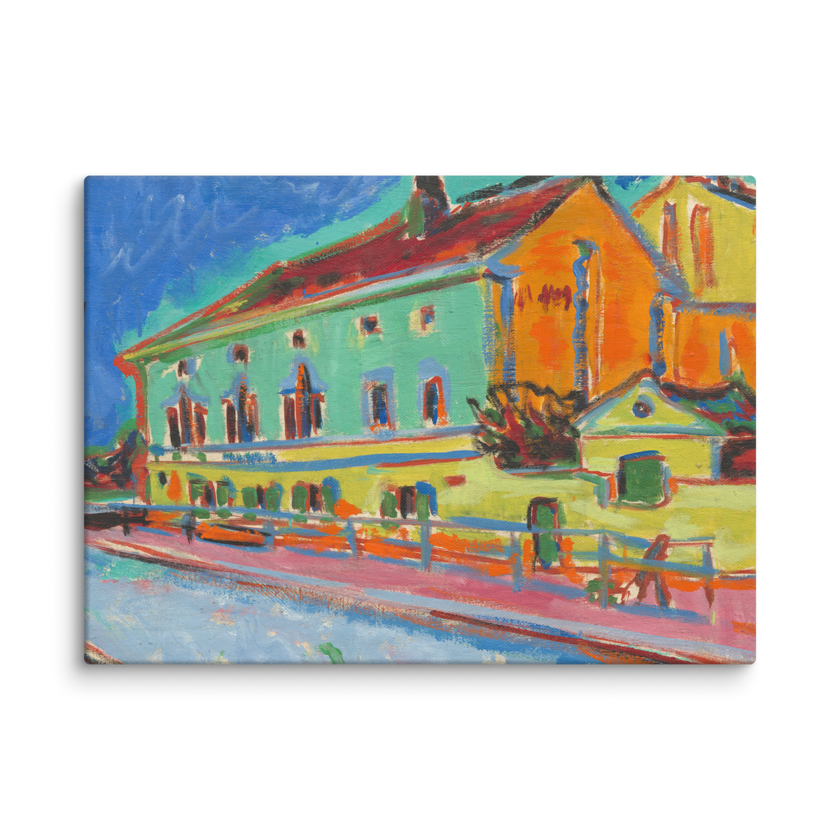 Dance Hall Bellevue, 1989, Canvas