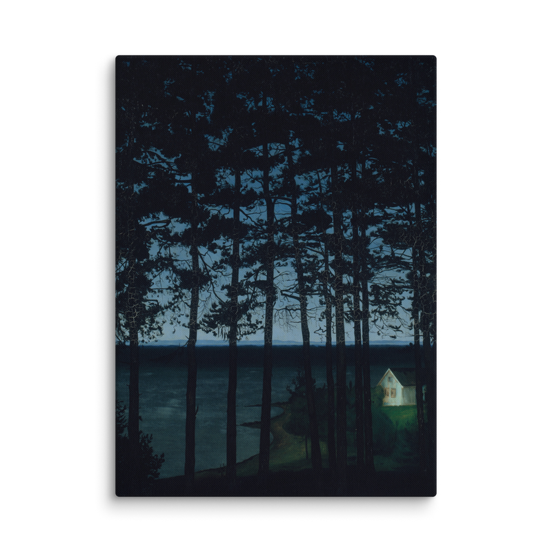 Harald Sohlberg, Fishermans Cottage, 1906, Canvas