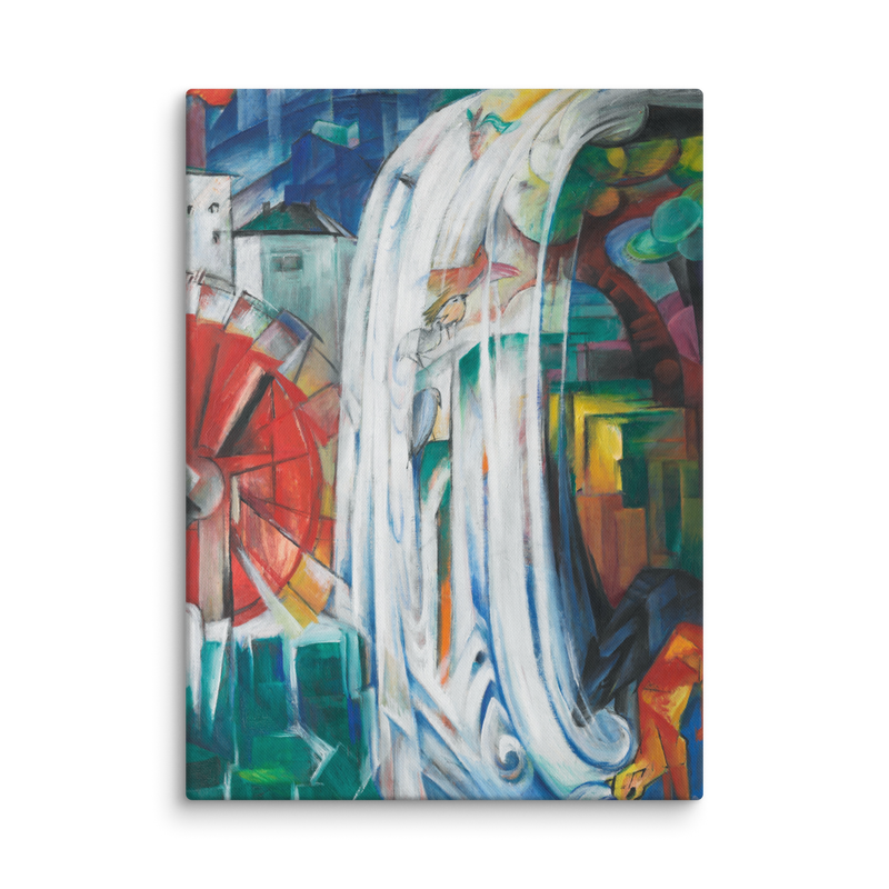 Franz Marc, The Bewitched Mill, 1913, Canvas