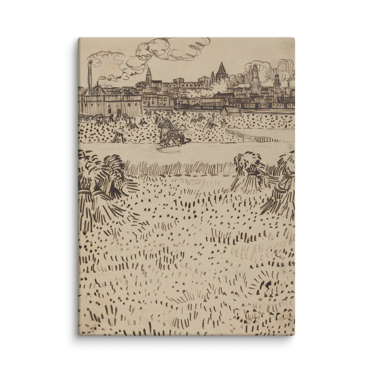 Van Gogh, The Harvest, 1985, Canvas