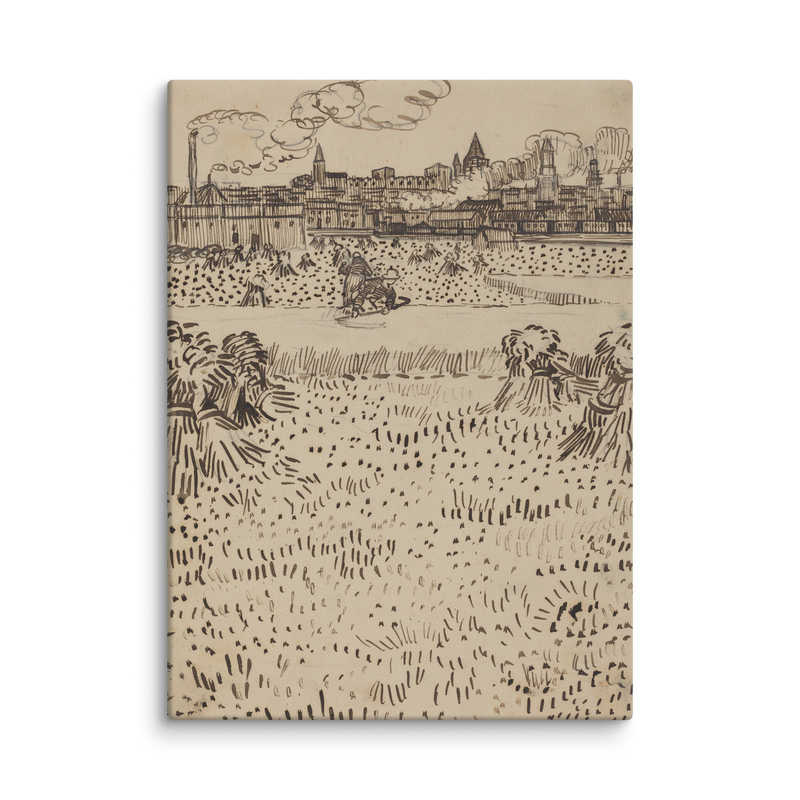 Van Gogh, The Harvest, 1985, Canvas