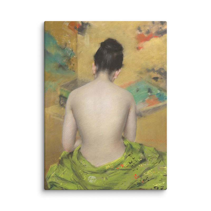 William Merritt Chase, Study of Flesh Color and Gold, 1888, Canvas