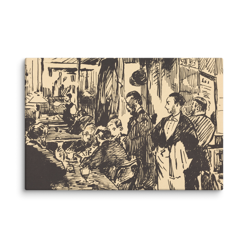 Edouard Manet, At the Cafe, 1869, Canvas