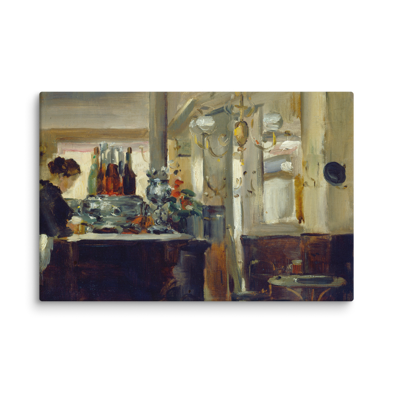 Style of Edouard Manet, Bon Bock Cafe, 1881, Canvas