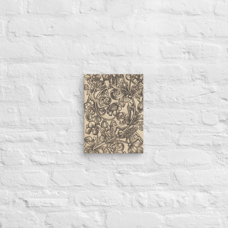 Follower of Master, E.S. Ornament with Wild Folk, Canvas
