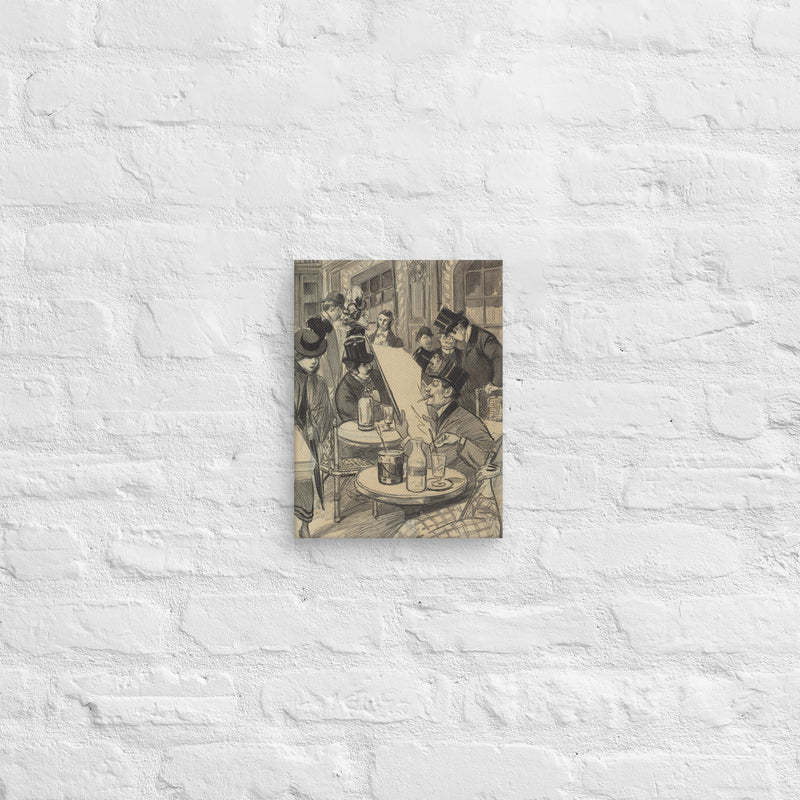 Chez Maximem, The Streets of Paris, 1943, Canvas