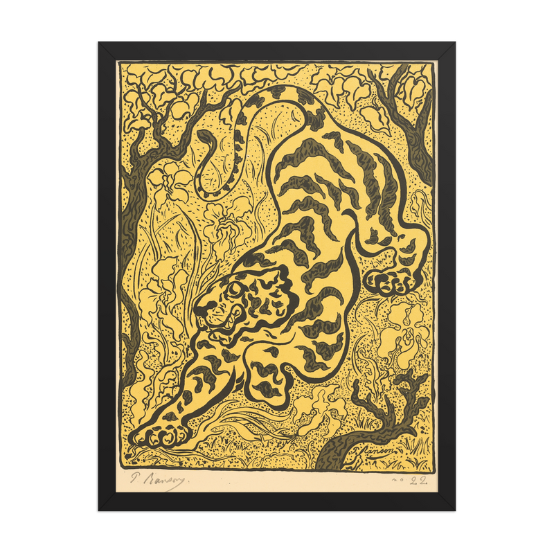 Paul Ranson, Tiger in the Jungle, 1893, Framed