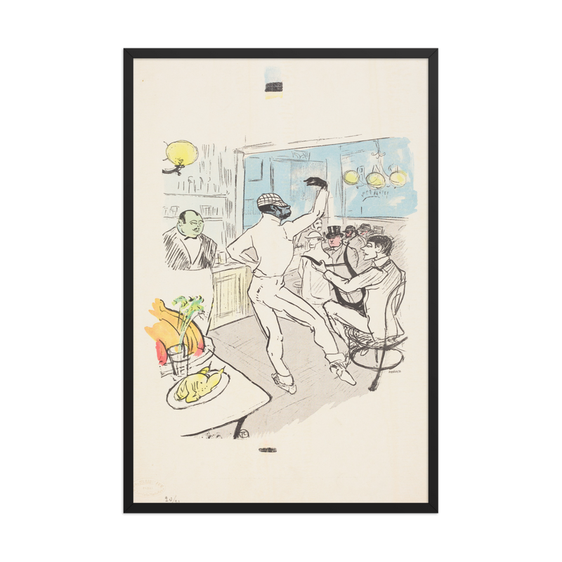 Dancing in the achille bar, 1952, Framed