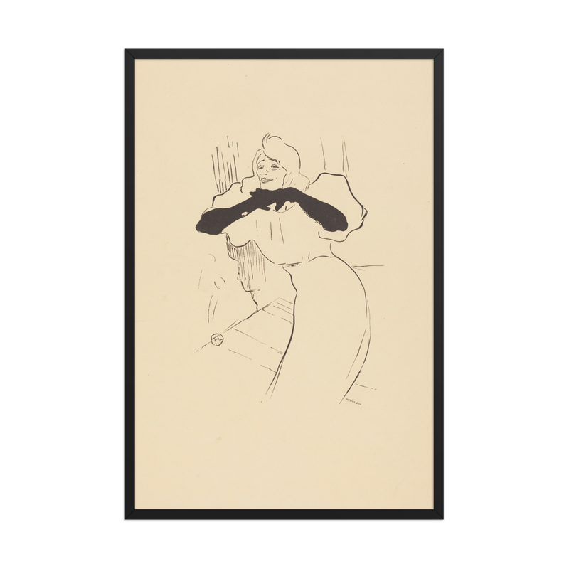 Yvette Guilbert, Linger a Little Longer, 1952, Framed