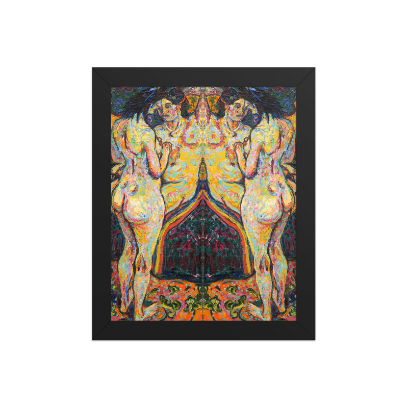 Ernst Ludwig Kirchner, Two Nudes, 1907, Framed